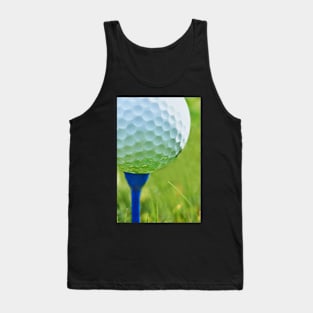 Golf Ball on Tee Tank Top